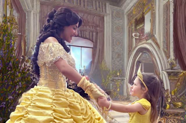 In addition to her work on the stage, Rosa also performed at children's parties as beloved characters like Ariana Grande, Aladdin's Jasmine, and Beauty and The Beast's Belle