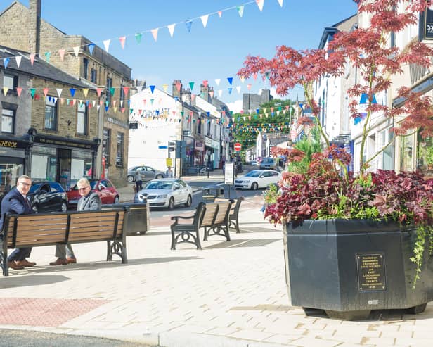 The £1 million revamp works to Clitheroe town centre is nearing completion 