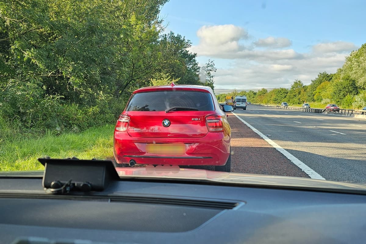 Rücksichtsloser M6-Fahrer mit über 185 km/h von Zivilfahrzeug der Polizei ...