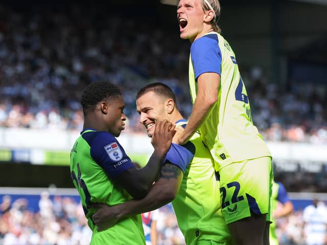 Milutin Osmajic celebrates