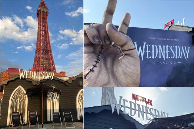 Netflix marked the release of “Wednesday” Season 2 with a pop-up event in Blackpool