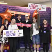 B&FC students celebrating their results.