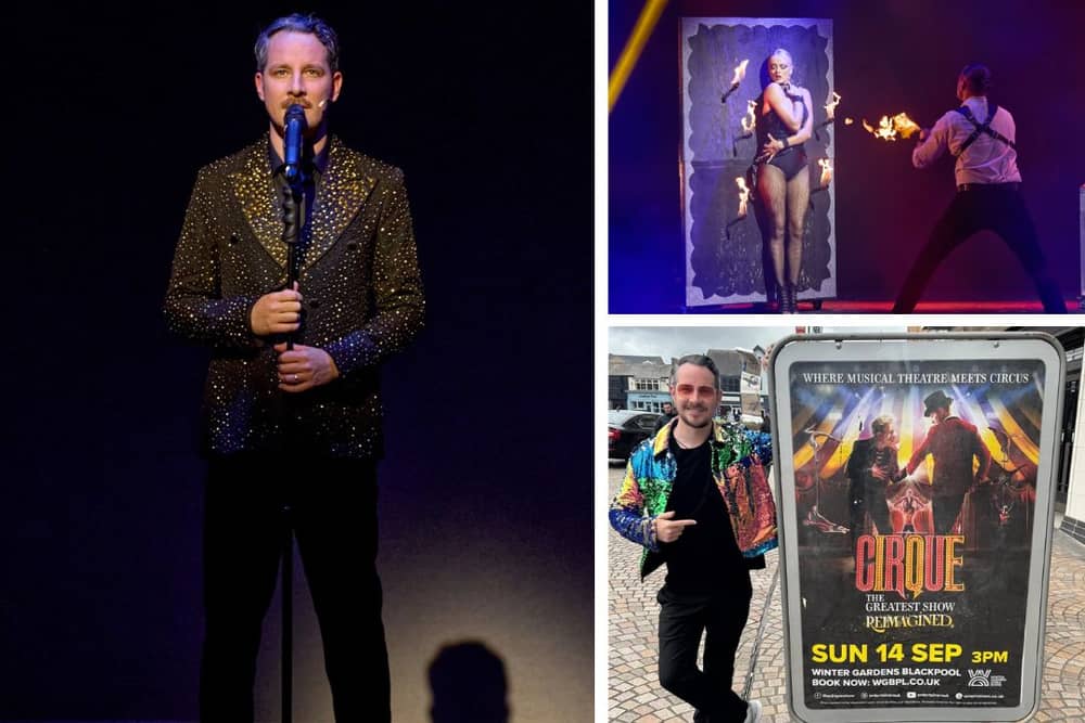 BGT star Max Fox performs in Blackpool this weekend with  Cirque: The Greatest Show – Reimagined.
