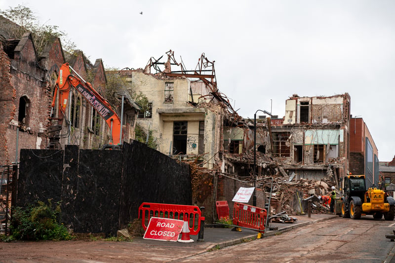Photos show how demolition work is progressing at Preston's historic St ...