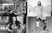 These photos show some of the most popularstyles and patterns of the 1970s