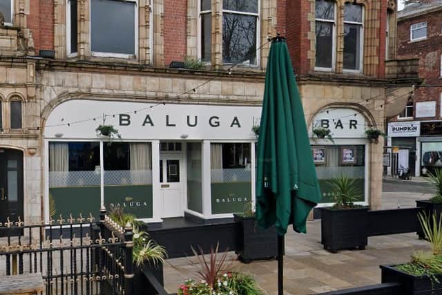 A man was assaulted with glass inside Baluga in February.
