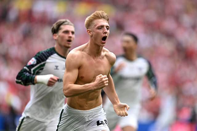 Tommy Watson scored the winner at Wembley to send Sunderland to the Premier League.