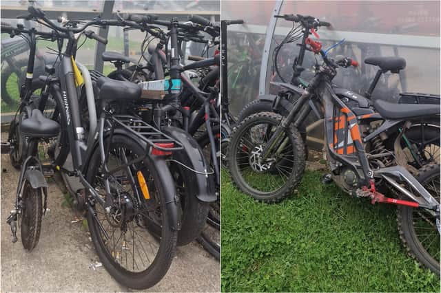 10 illegal e-bikes and scooters seized in Blackburn crackdown as police ...
