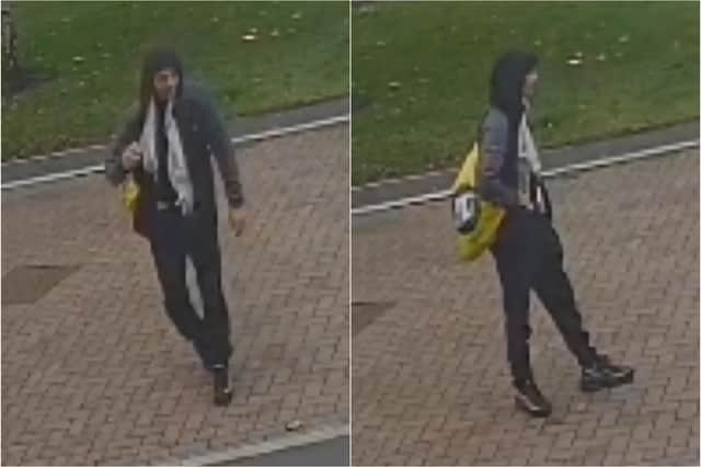Officers want to identify this man after woman was “touched inappropriately” while out walking her dog in Buckshaw