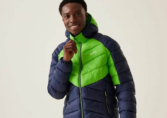 This water repellent down jacket is just £30 in the sale