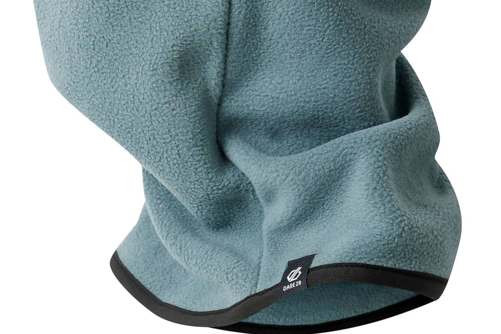 A fleecy neck gaiter like this will keep you warm in sub-zero temperatures