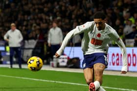 Preston North End's Jamal Lewis crosses the ball 