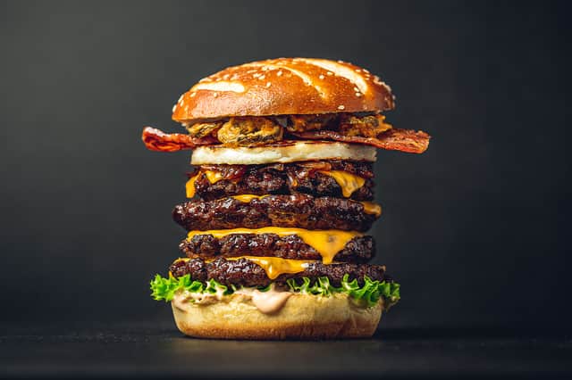 The Pretzel burger at Phat Buns