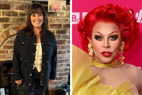 L: Coleen Nolan. R: La Voix