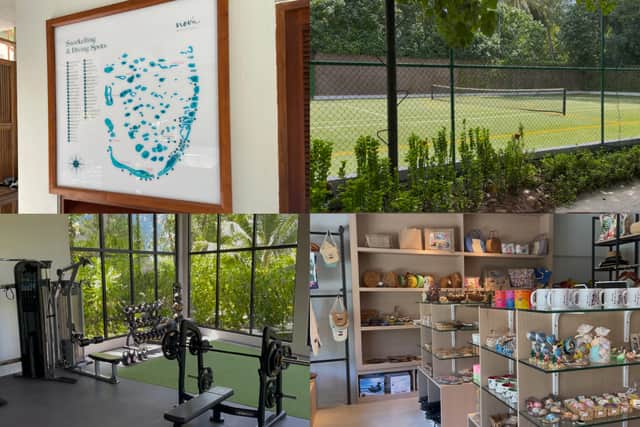 Guests have access to a 24 hour gym, leisure and sport facilities, the Aquaholics Dive Centre and Awesome Stuff shop.
