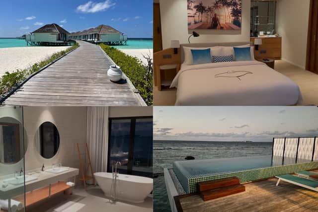 One of the 25 overwater villas at the Nova Maldives Resort