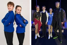 Ice skaters Darcy Walshaw and Hugo Brook from Blackpool went on tour with Torvill and Dean earlier this year.