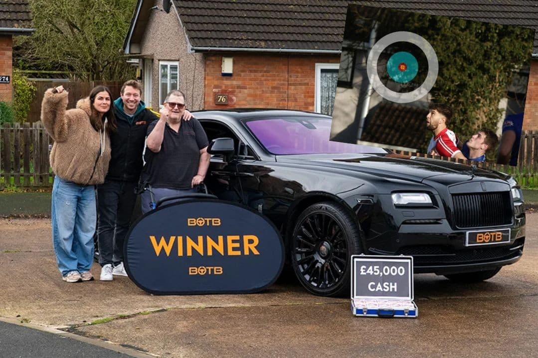 Botb Game Man wins £120,000 Rolls-Royce in BOTB spot the ball competition