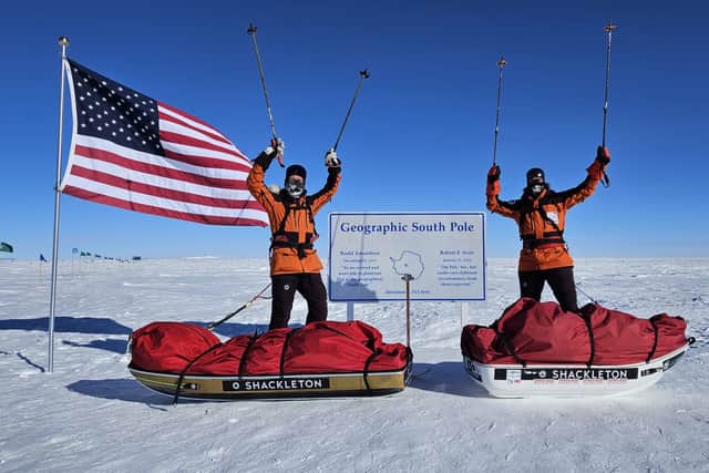 Jordan Wylie MBE successfully arriveS at the Geographic South Pole