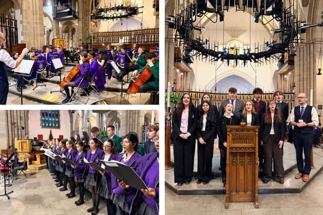Scenes from Westholme's Carol Concerts