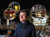 Greg Anderton and his family have re-created Lytham High Street in this incredibly life-like festive model village. Photos: Lucinda Herbert