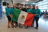 Crew prepare for the flights to Mexico