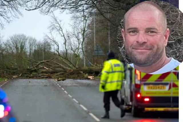 Paul Fiddler was tragically killed when a tree fell onto his van