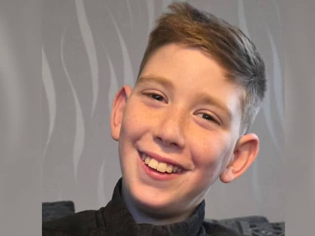 Toby Woodier, 12, has a rare genetic disorder called SYNG1.