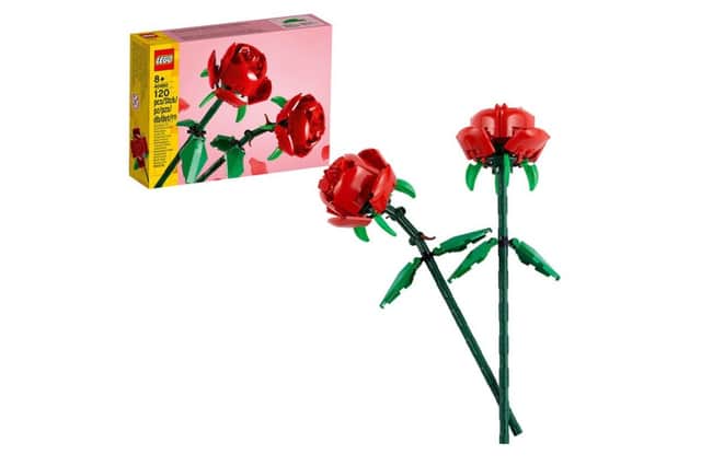 LEGO roses flower bouquet set