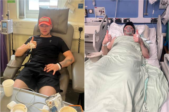 Jamie Marvill says his life changed forever after finding what he thought was a small lump - a discovery that led to a three-year fight against stage four cancer