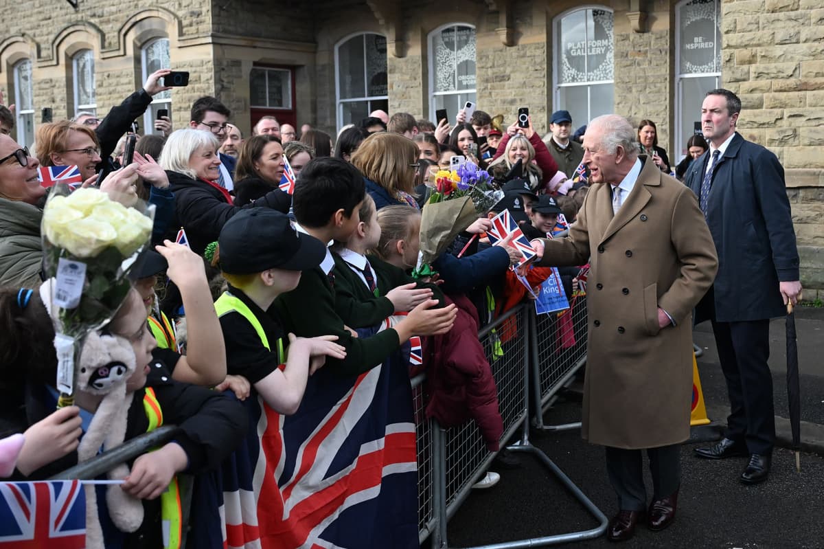 Watch: Crowds greet King as Charles arrives in Lancashire on Royal Train