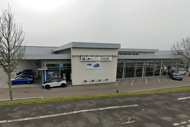 Lloyd Motors on Whitehill Business Park is building an extension to its exisiting Mini showroom