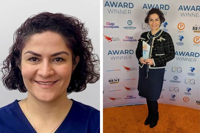 Dr Farzaneh Mani, who sees patients at Spire Fylde Coast Hospital was named Private GP Surgery of the Year at the Prestige Awards North England 2025/26