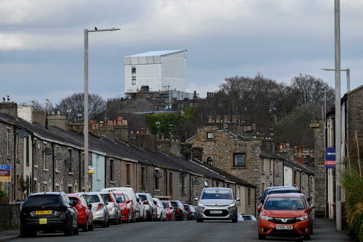 Clitheroe Scan Clitheroe Castle has 'vanished' from skyline - here's why