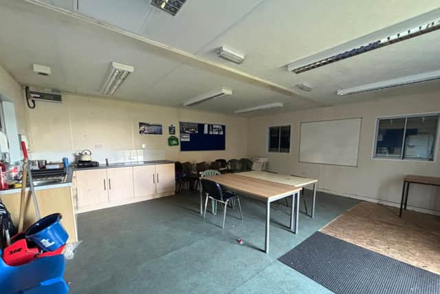 It comes with its own Porta Cabin, which has potential for conversion or use as a café, restaurant, education or recreation centre, business offices or retail unit