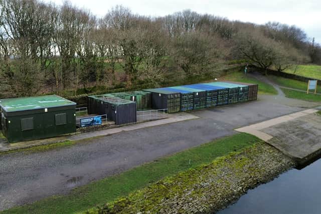 Eight storage containers are also available, providing space for equipment, stock, or operational support