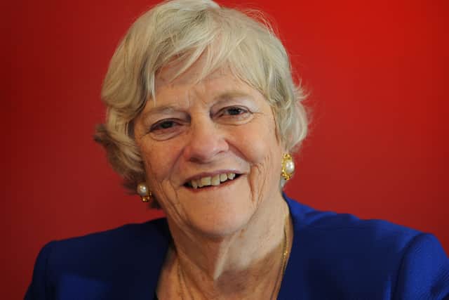 Ann Widdecombe at the event