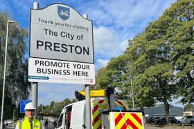 Nearly 16,000 Lancashire signs restored in county-wide clean-up.