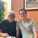 David Thomas with son Matthew.