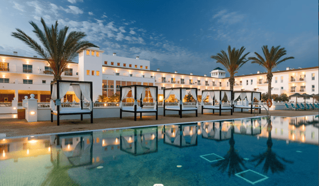 You could be relaxing in the 4* Garden Playanatural hotel, in El Rompido, Costa de la Luz, Spain, for just £259 per couple thanks to the loveholidays Spring sale.