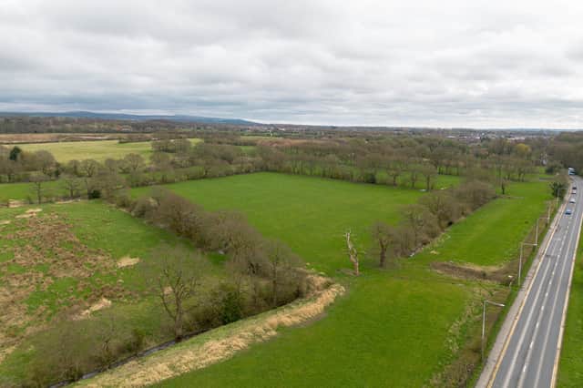 The proposed new Royal Preston Hospital site, off Stanifield Lane in Farington