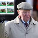 A new stamp collection (inset image) honours the late PNE owner Trevor Hemmings (main image).