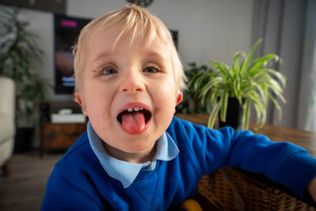 Harvey Hind, who is registered deaf and blind, appeared on Eastenders last year.