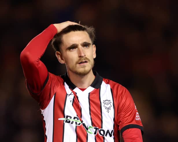 Tom Bayliss of Lincoln City