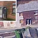 6-8 Marsh Lane is earmarked to become a HMO. The homes are the darker properties on the main image. Inset shows them in 2022.