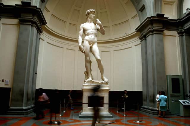A play all about Michelangelo’s ‘David’ (pictured in Florence in 2004) is on at Preston Playhouse next week.
