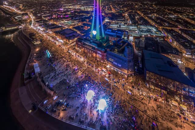 Blackpool’s Illuminations attracted in two-in-every-five visitors to the resort in late summer and autumn last year