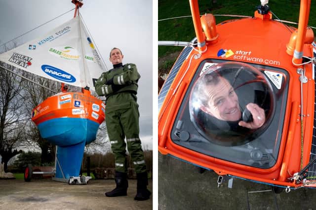 Andrew Bedwell is preparing for his extaordinary Big C boat crossing of the Atlantic