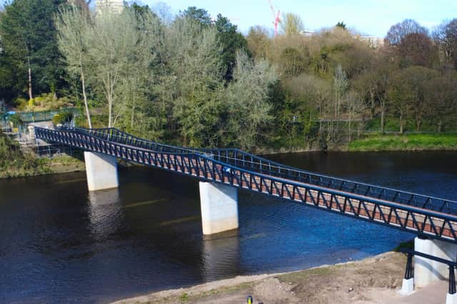 The tram bridge will be be opened today