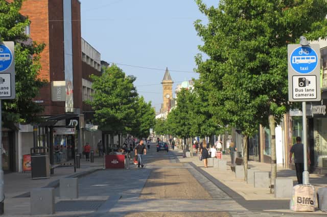Modern Fishergate, where new tree planting has helped restore a sense of greenery once described in historic accounts of the street